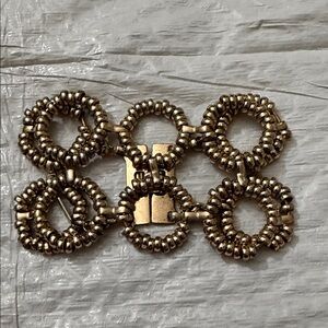 14th & Union Gold Beaded Circle Bracelet